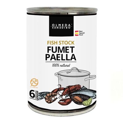 Fisch-Paella-Brühe