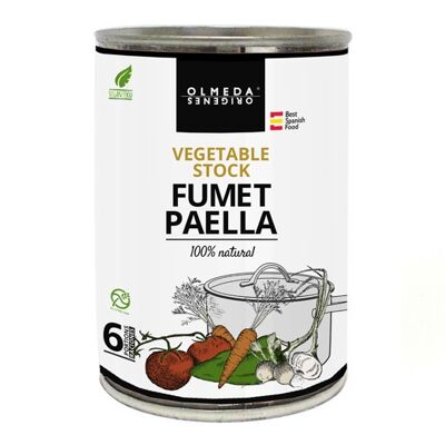 Gemüse-Paella-Brühe