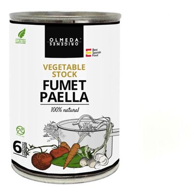 Gemüse-Paella-Brühe