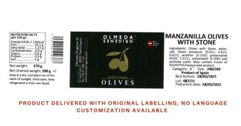 Olives Manzanilla avec noyau 2