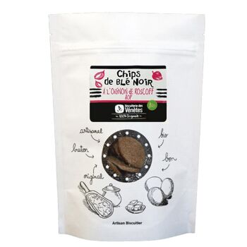 Chips de blé noir à l'oignon rose de Roscoff 100g 1