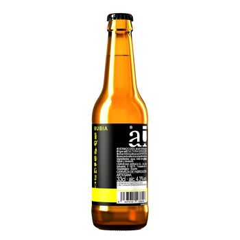 Bière Arriaca Rubia, bouteille 33 cl. 3