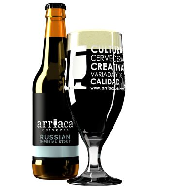 Arriaca Imperial Russian Stout beer, bottle 33 cl.