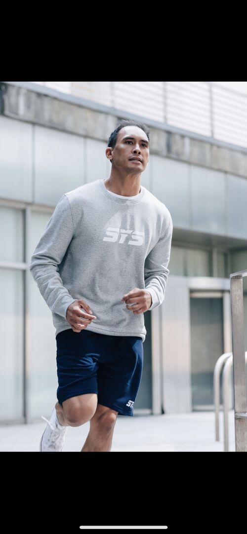 Men's Organic Cotton Sweatshirt Grey