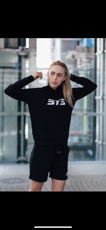 Sweat Femme Coton Bio Noir