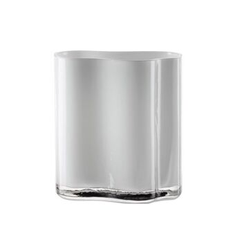 Vase design moderne en verre inspiré de CORAL + Aalto, COR20 Grey, AMber, White ou CLear 14