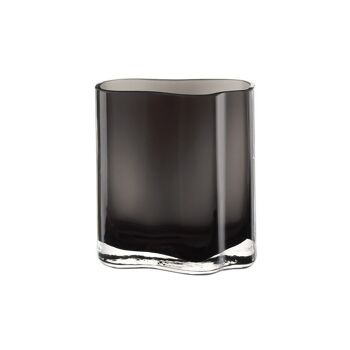 Vase design moderne en verre inspiré de CORAL + Aalto, COR20 Grey, AMber, White ou CLear 15