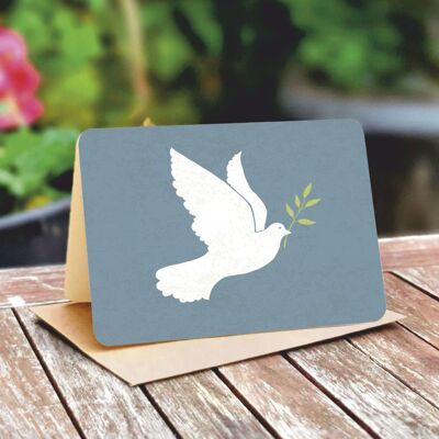Natural paper double card 5104