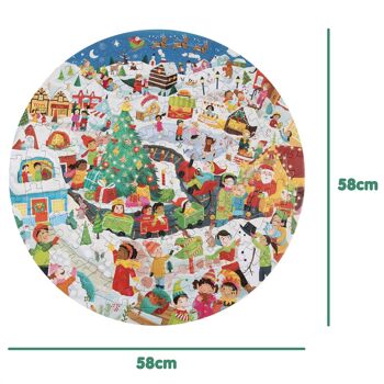 boppi Puzzle rond 150 pièces - Noël BRP007 5