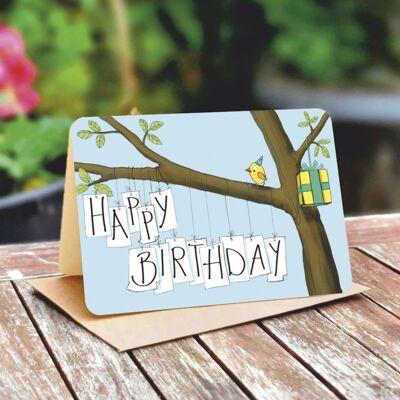 Natural paper double card 5105