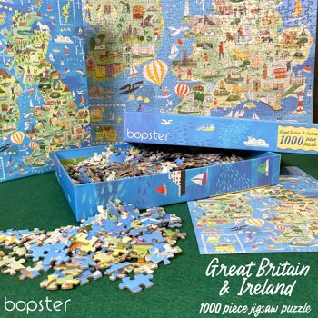 bopster Puzzle Grande-Bretagne & Irlande 1000 pcs 4
