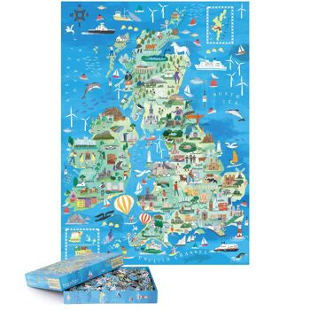 bopster Puzzle Grande-Bretagne & Irlande 1000 pcs 10