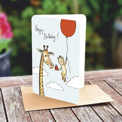 Natural paper double card 5112