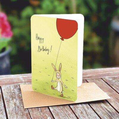 Natural paper double card 5113