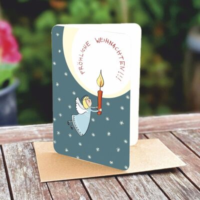 Natural paper double card 5123