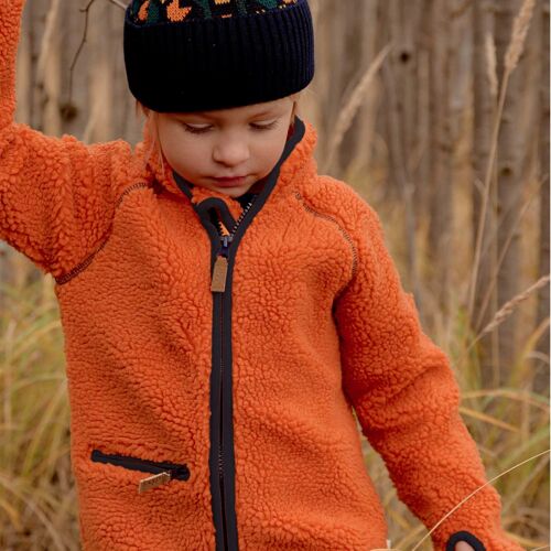 Skogen Fleece Jacket Pumpkin