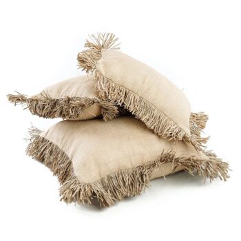 Housse de Coussin Jute Bonita - Naturel - 30x50 7