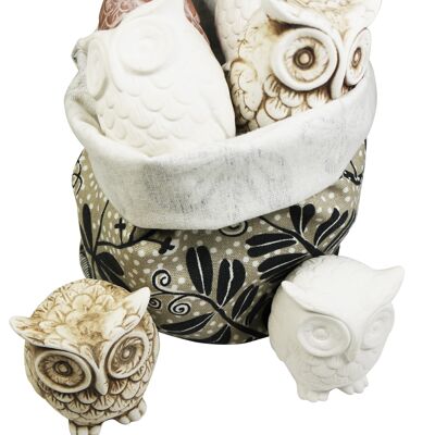 Purse of 18 Scented Plaster Owls