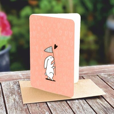 Natural paper double card 5137