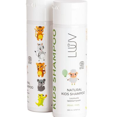 Shampoo naturale per bambini, pera, 200 ml, Ecocert COSMOS