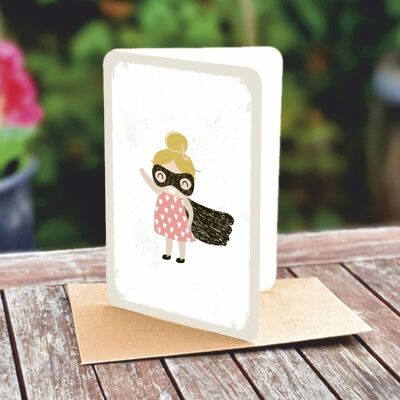 Natural paper double card 5139