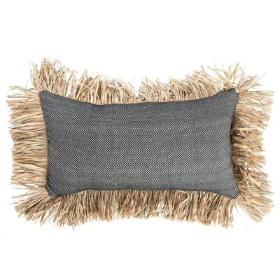 Housse de Coussin The Cotton Bonita - Noir Naturel - 30x50