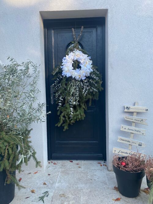 Couronne de noël illuminé