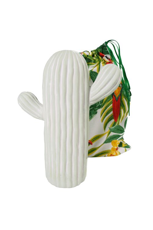 Cactus Alba GM Vert en Plâtre Parfumé