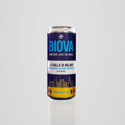Biova Bread Beer Milano Yellow 33 cl can