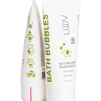 Baño de Burbujas Natural Kids, Pera, 200ml, Ecocert COSMOS