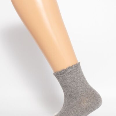 Gray Short Stockings for Girls