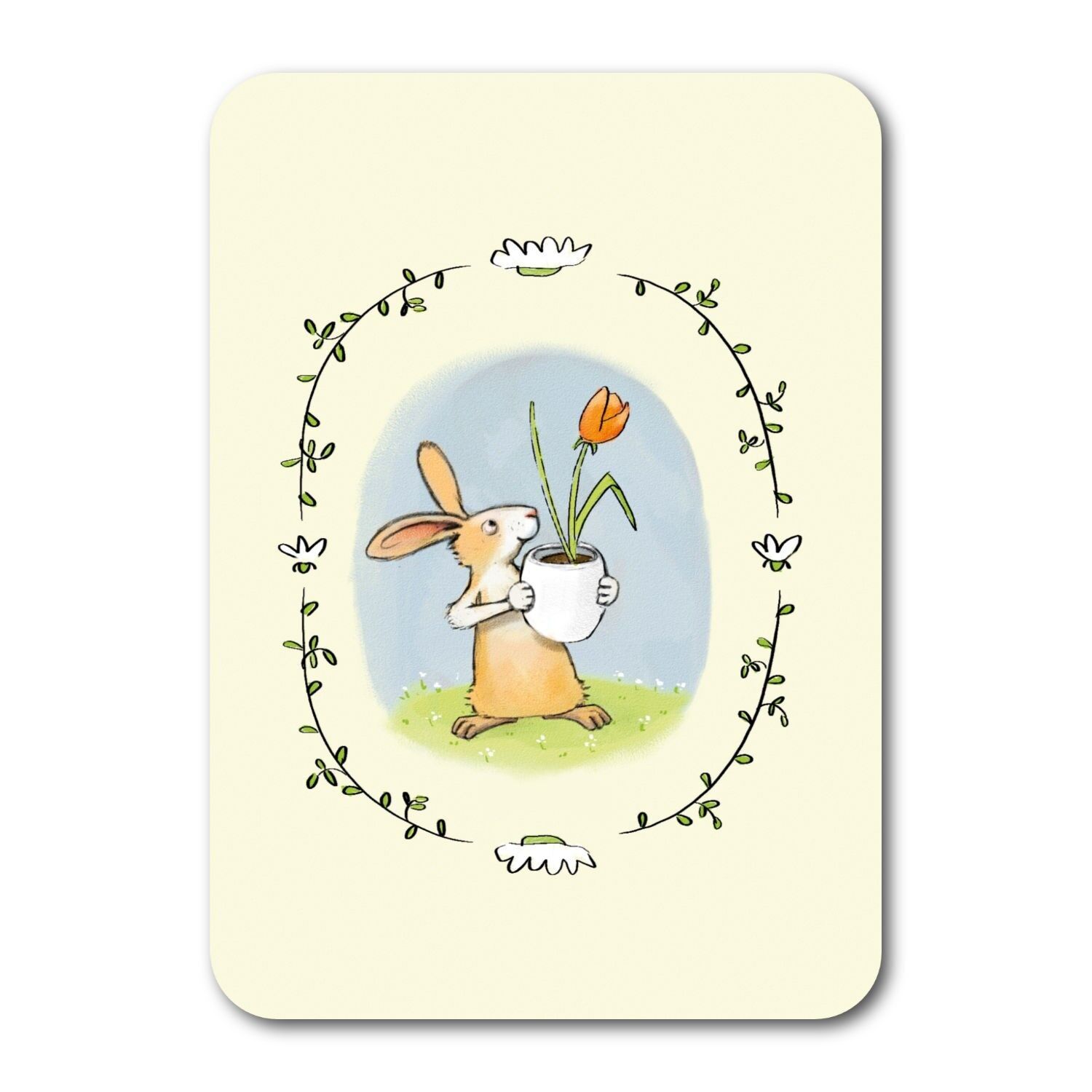 Cartolina di carta naturale 7173