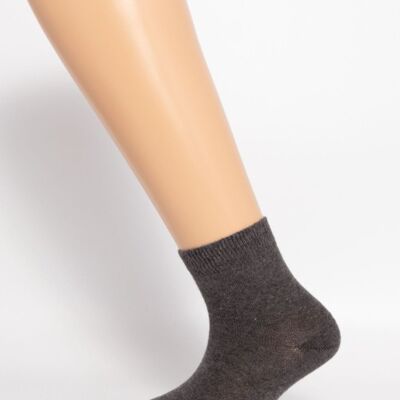 Anthracite Shaved Short Baby Sock