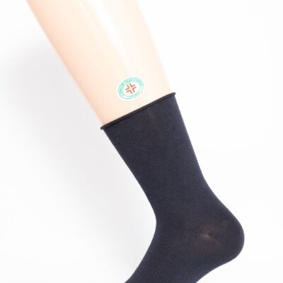 Laser Cut Medical Blue Sock