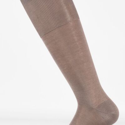 Long Classic Sock With English Cuff Color: Grey