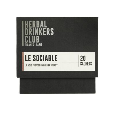 Le Sociable Herbal Tea - Schachtel mit 20 Beuteln