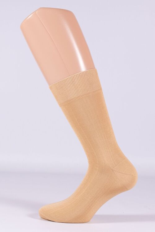 Calza Corta Classica Colore : Beige Chiaro