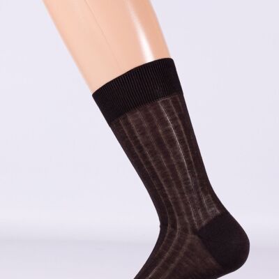 Short Ribbed Sock Color : Anthracite