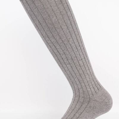 Gray And Green Double Face Men's Sock