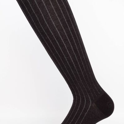 Black And Gray Double Face Men's Sock