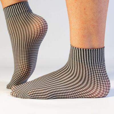 Houndstooth socks