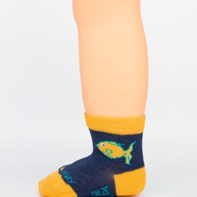 Kleine Fisch-Baby-Socke