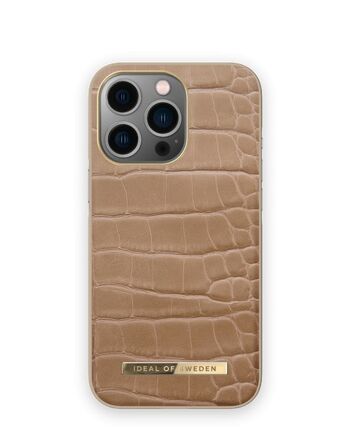 Atelier Coque iPhone 14PR Camel Croco