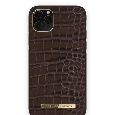 Atelier Case iPhone 11P/XS/X Deep Walnut Croco