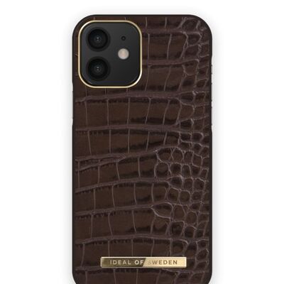 Atelier Case iPhone 12/12P Deep Walnut Croco