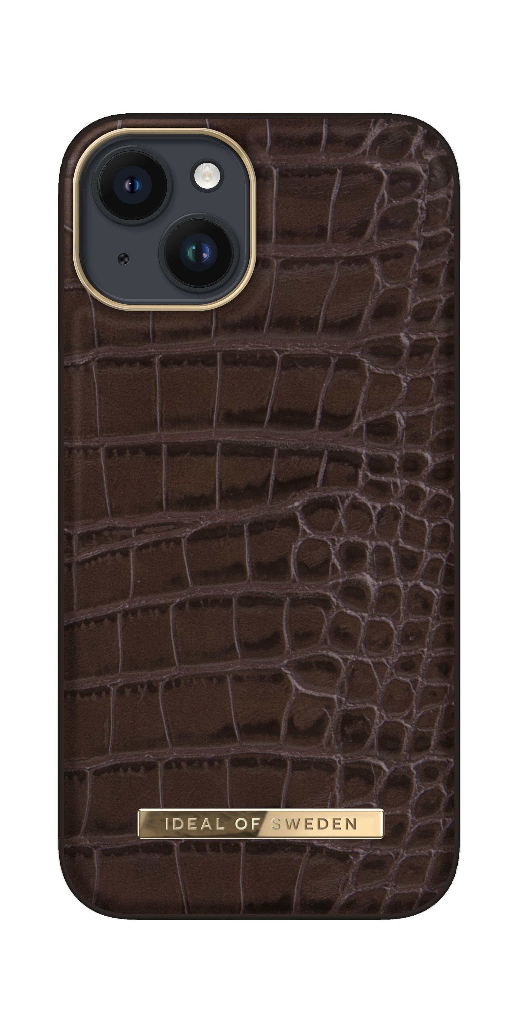 Atelier Case iPhone 13/14 Deep Walnut Croco