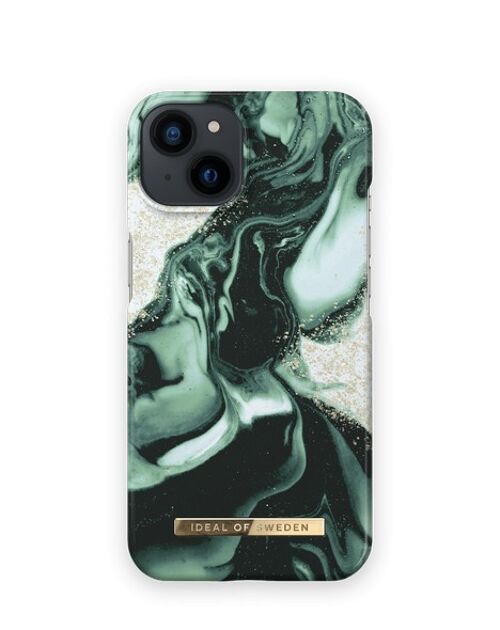 Fashion Case iPhone 13/14 Golden Olive Marble