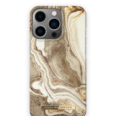 Fashion Case iPhone 14PR Golden Sand Marble