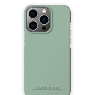 Coque transparente iPhone 14PR vert sauge