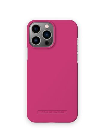 Coque Transparente iPhone 14PM Magenta